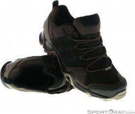 adidas Terrex AX2R GTX Herren Trekkingschuhe Gore-Tex-Braun-9,5