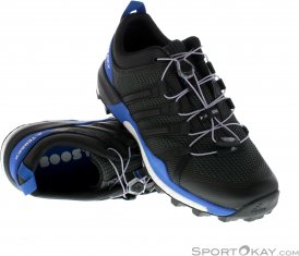 adidas Terrex Skychaser Herren Traillaufschuhe-Schwarz-12,5