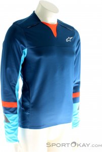Alpinestars Drop Pro LS Jersey Bikeshirt-Blau-S