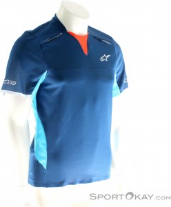 Alpinestars Drop Pro SS Jersey Bikeshirt-Blau-M