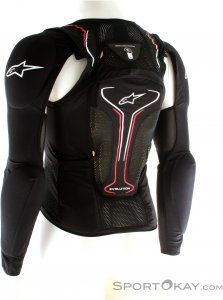 Alpinestars Evolution LS Jacket Herren Protektorenjacke-Schwarz-L