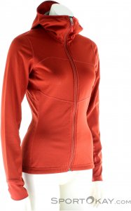 Black Diamond Coefficient Hoody FZ Damen Outdoorsweater-Rot-M