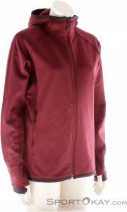 Black Diamond Compound Hoody Damen Fleece Outdoorsweater-Rot-XL