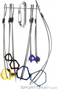 Black Diamond Wired Hexentric Nut Set No. 4-10 Klemmkeile-Mehrfarbig-One Size
