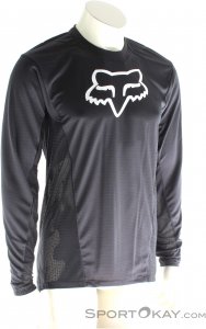 Fox Demo LS Camo Burn Jersey Herren Bikeshirt-Schwarz-S