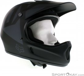 Fox Rampage Landi Downhill Helm-Schwarz-L
