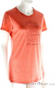 Houdini Activist Message Tee Damen T-Shirt-Pink-Rosa-M