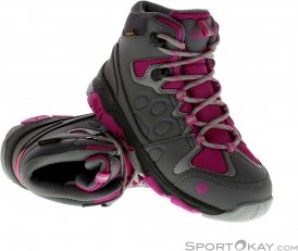 Jack Wolfskin MTN Attack Mädchen Wanderschuhe-Pink-Rosa-36