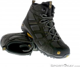 Jack Wolfskin Vojo Hike Mid Texapore Herren Wanderschuhe-Schwarz-8