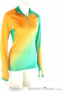 Löffler Thermo-Innenvelours Pulli Damen Outdoorsweater-Grün-36