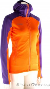 Mammut Eiswand Advanced Hooded Jacket Damen Outdoorsweater-Orange-38