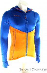Mammut Eiswand Advanced ML Hooded Jacket Herren Tourenjacke-Orange-L