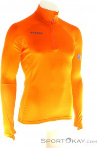Mammut Mönch Advanced Half Zip Herren Tourensweater-Orange-L
