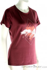 Mammut Mountain Shirt Damen T-Shirt-Rot-M