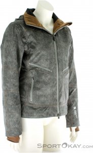 Mountain Force Rider Jacket Print Damen Skijacke-Grau-42