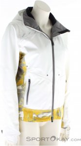 Mountain Force Rider Jacket Print Damen Skijacke-Weiss-42