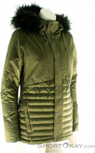 O'Neill Finesse Hybrid Damen Skijacke-Oliv-Dunkelgrün-XS