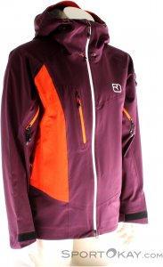 Ortovox 3L La Grave JKT Herren Tourenjacke-Lila-XL