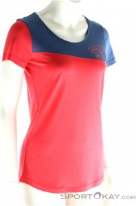 Ortovox Cool Logo Damen T-Shirt-Pink-Rosa-L