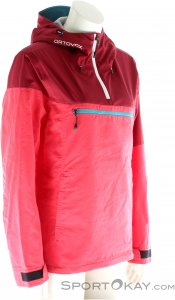 Ortovox Corvara Anorak Damen Outdoorjacke-Pink-Rosa-XS