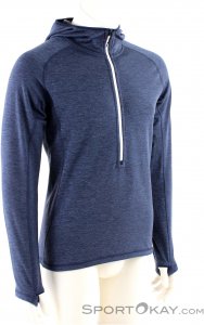 Ortovox Fleece Light Melange Zneck Herren Sweater-Blau-XL