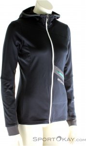 Ortovox Fleece Light Tec Hoody Damen Outdoorsweater-Schwarz-XS