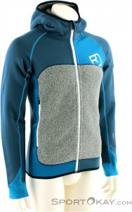 Ortovox Fleece Plus Hoody Herren Tourensweater-Blau-XL