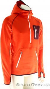 Ortovox MI Fleece Zip Neck Hoody Herren Outdoorsweater-Orange-L