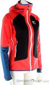 Ortovox MI Piz Duleda Jacket Damen Tourenjacke-Rot-XS