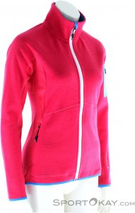 Ortovox MI Tec-Fleece Jacket Damen Tourenjacke-Pink-Rosa-S