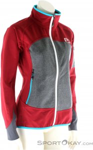 Ortovox Piz Badile Jacket Damen Outdoorjacke-Rot-S