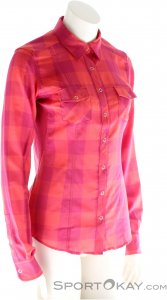 Ortovox Stretch Back Shirt LS Damen Outdoorhemd-Pink-Rosa-XS