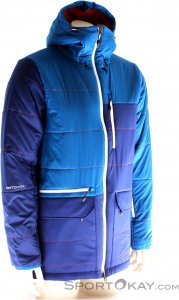 Ortovox Verbier Parka Herren Tourenjacke-Blau-L