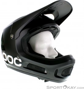 POC Coron Air Spin Uranium Black Downhill Helm-Schwarz-XL/XXL