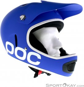 POC Cortex Flow Downhill Helm-Blau-M/L