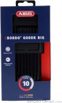 Abus Bordo 6000 BK Big + Halterung 120cm Fahrradschloss-Schwarz-One Size
