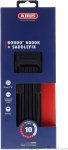 Abus Bordo 6000K 90cm SH SF Fahrradschloss-Schwarz-One Size