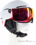 Atomic Savor Amid Visor HD Skihelm mit Visier-Weiss-L