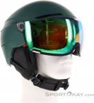 Atomic Savor Visor Stereo Skihelm mit Visier-Grün-L