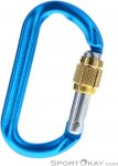 Austrialpin Ovalo GI Screwlock Karabiner-Blau-One Size