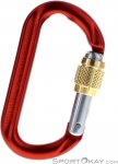 Austrialpin Ovalo GI Screwlock Karabiner-Rot-One Size