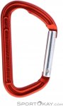 Austrialpin Zubehör Gerader Schnappkarabiner-Rot-One Size