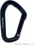 Black Diamond HotForge Straight Gate Schnappkarabiner-Schwarz-One Size