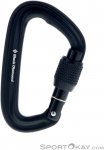 Black Diamond LiteForge Screwgate Karabiner-Schwarz-One Size
