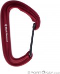 Black Diamond LiteWire Schnappkarabiner-Rot-One Size