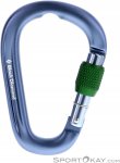 Black Diamond Pearlock Screwgate HMS-Karabiner-Grau-One Size