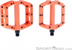 Bontrager Trek Line Elite Flat Pedale-Orange-One Size