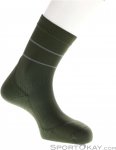 CEP Reflective Mid Cut Compression Damen Socken-Oliv-Dunkelgrün-4