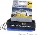 Cocoon Mummy Liner Seidenschlafsack-Blau-One Size