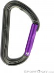 DMM Shadow Straight Gate Schnappkarabiner-Lila-One Size
